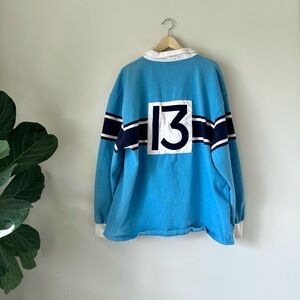 Stall and Dean Throwback Rugby Jersey Polo 100% Heavy Cotton Preppy Collegiate